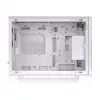 Thermaltake TR200 WS Snow White — Micro-ATX PC Case, Mesh with Real Wood Front Trim, 1x 120mm Fan, USB-C, 360mm Radiator / 365mm GPU Support