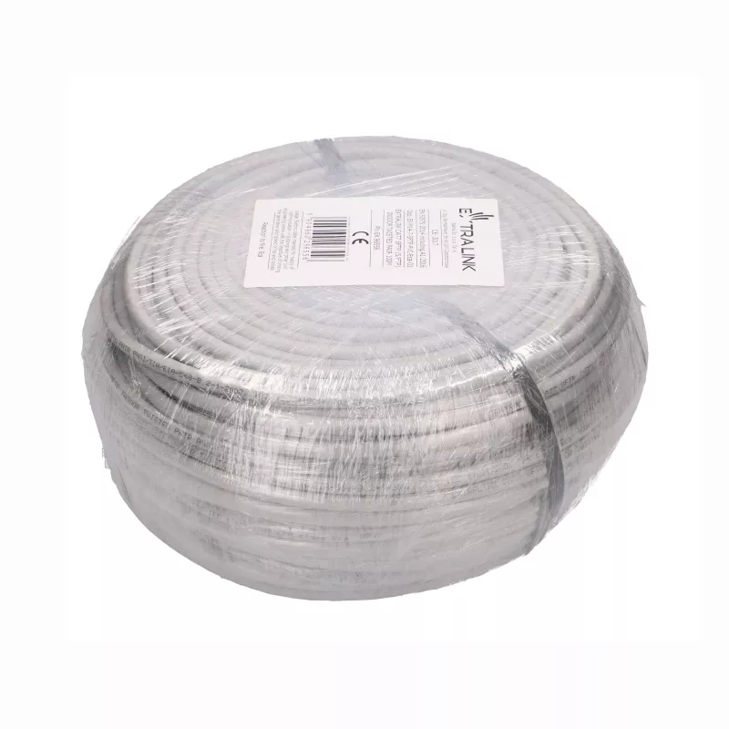 Extralink CAT7 S/FTP indoor twisted pair installation cable 100 m EX.96556