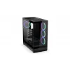 ENDORFY Fishtank 6000 Corona Mid-Tower PC Case - Black, Dual Tempered Glass, 4x ARGB Fans, USB-C, E-ATX