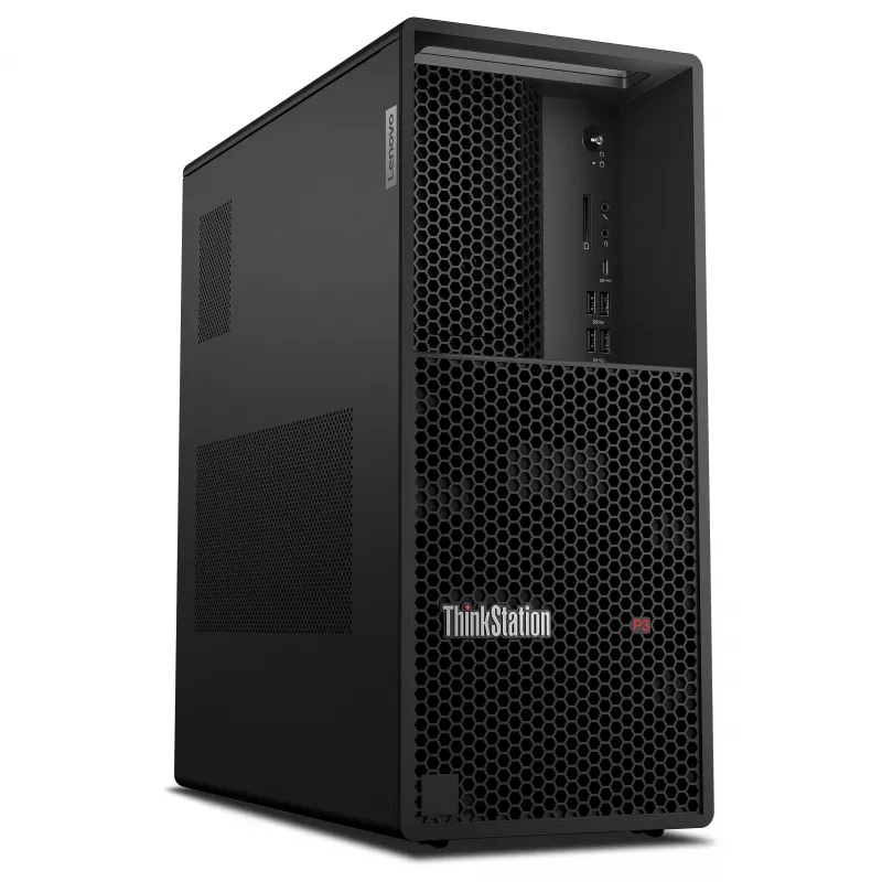 Lenovo ThinkStation P3 Tower Gen 2 Workstation Intel Core Ultra 7 265K, 32GB DDR5, 512GB SSD, NVIDIA RTX PRO 2000 Blackwell 16GB, Windows 11 Pro, Black (30HT00BWGE)