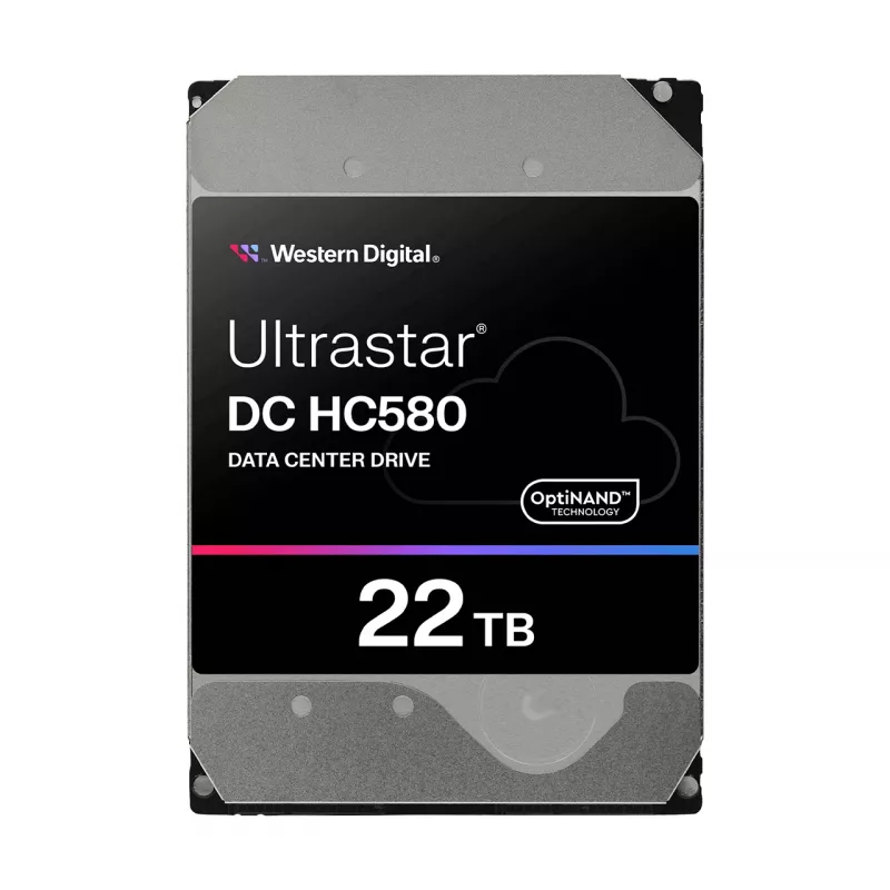 Western Digital Ultrastar DC HC580 WUH722422ALE6L1 internal hard drive 22 TB 7200 RPM 512 MB 3.5 inch SATA III SED