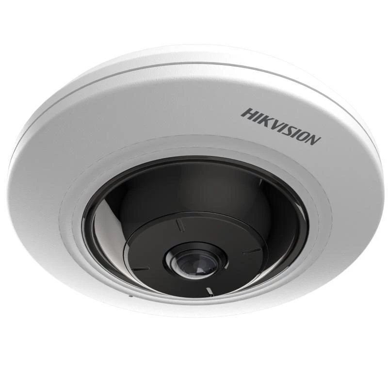 Hikvision DS-2CD3956G2-ISU 5MP AcuSense 180° Panoramic Fisheye IP Camera, 1.05mm, Built-in Microphone, Indoor