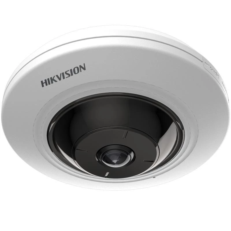 Hikvision DS-2CD3956G2-ISU 5MP AcuSense 180° Panoramic Fisheye IP Camera, 1.05mm, Built-in Microphone, Indoor