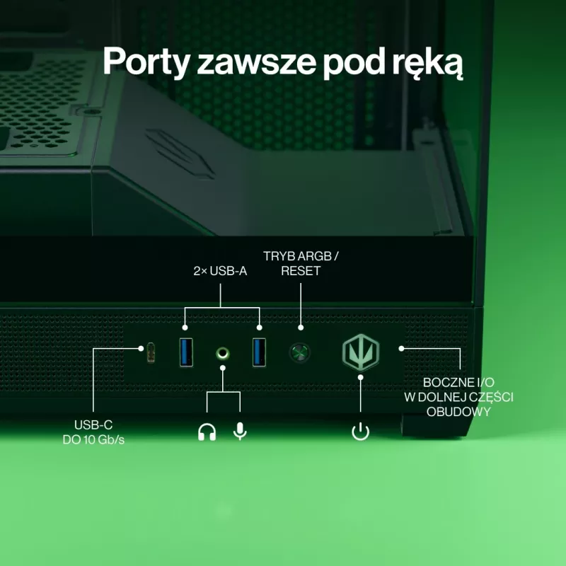 ENDORFY Fishtank 6000 Flex Mid-Tower PC Case - Black, Dual Tempered Glass, USB-C, E-ATX, Back-Connect Ready (No Fans)
