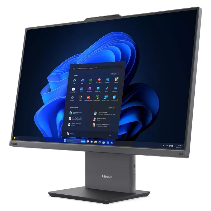 Lenovo ThinkCentre neo 50a 27 Gen 6 13QF000HGE All-in-One PC, Intel Core Ultra 5 226V, 16GB LPDDR5x, 512GB SSD, 27 inch FHD IPS, Windows 11 Pro, Luna Grey