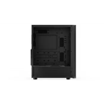 ENDORFY Ventum 400 Air ATX PC Case - Black, Tempered Glass, 4x Stratus 120 PWM Fans, USB-C