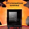 ENDORFY Ventum 400 Air ATX PC Case - Black, Tempered Glass, 4x Stratus 120 PWM Fans, USB-C