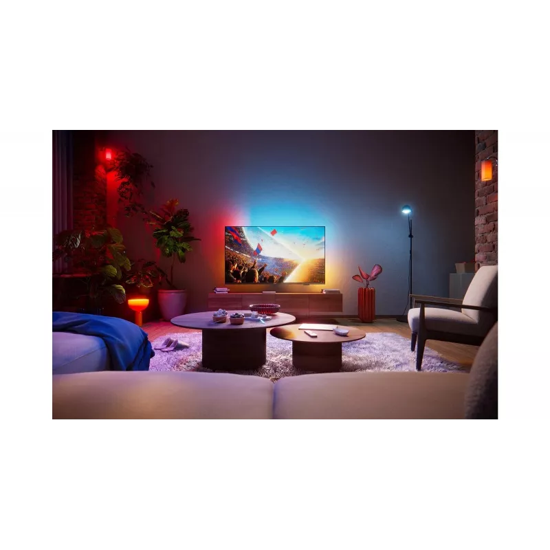 Philips 43PUS8001/12 43-inch (108 cm) 4K Ultra HD LED Ambilight Smart TV, 3840x2160, Titan OS, Dolby Atmos, HDR10+, Black