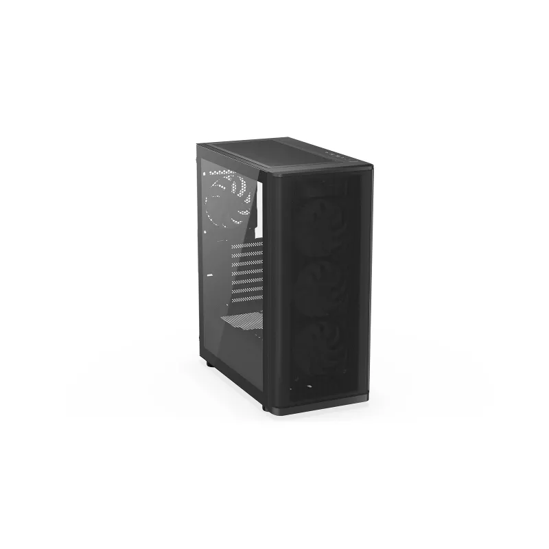 ENDORFY Ventum 400 ARGB ATX PC Case - Black, Tempered Glass, 4x Stratus 120 PWM ARGB Fans, ARGB & PWM Controller, USB-C