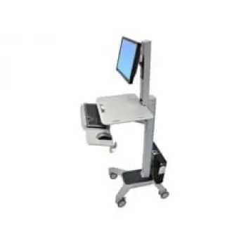 Ergotron WorkFit C-Mod Single LD Sit-Stand Workstation Cart 24-198-055 up to 27 inch