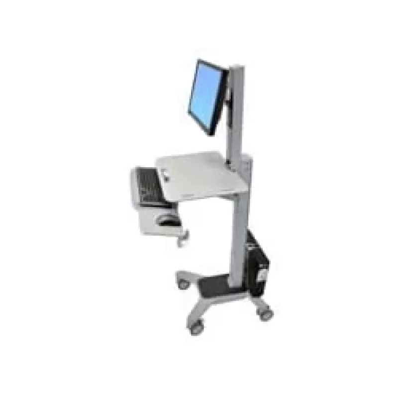 Ergotron WorkFit C-Mod Single LD Sit-Stand Workstation Cart 24-198-055 up to 27 inch