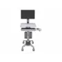 Ergotron WorkFit C-Mod Single LD Sit-Stand Workstation Cart 24-198-055 up to 27 inch