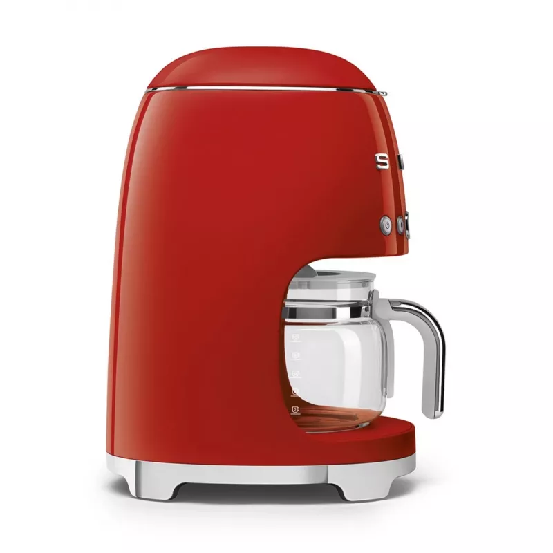 Smeg DCF02RDEU 50's Style Drip Filter Coffee Machine 10-Cup 1.4L Red