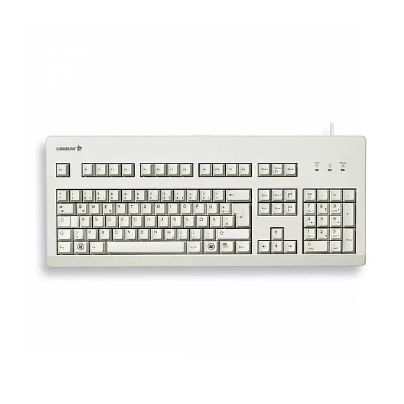 CHERRY G80-3000 Mechanical Keyboard G80-3000LXCEU-0 MX Brown Full-Size US/International PS/2+USB Light Grey