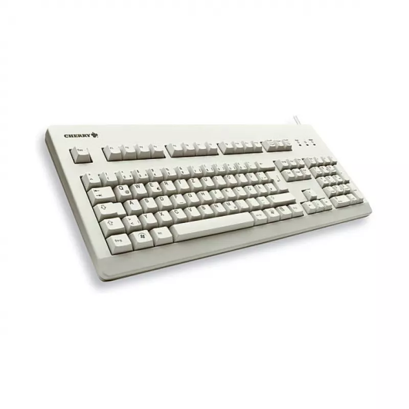 CHERRY G80-3000 Mechanical Keyboard G80-3000LXCEU-0 MX Brown Full-Size US/International PS/2+USB Light Grey