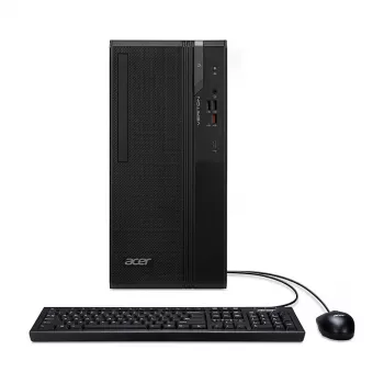 Acer Veriton S2 VS2735GT Mid Tower Desktop PC - Intel Core Ultra 5 225 - 16 GB DDR5 - 512 GB NVMe SSD - Integrated Intel Graphics - Wi-Fi 6E - Windows 11 Pro - Black