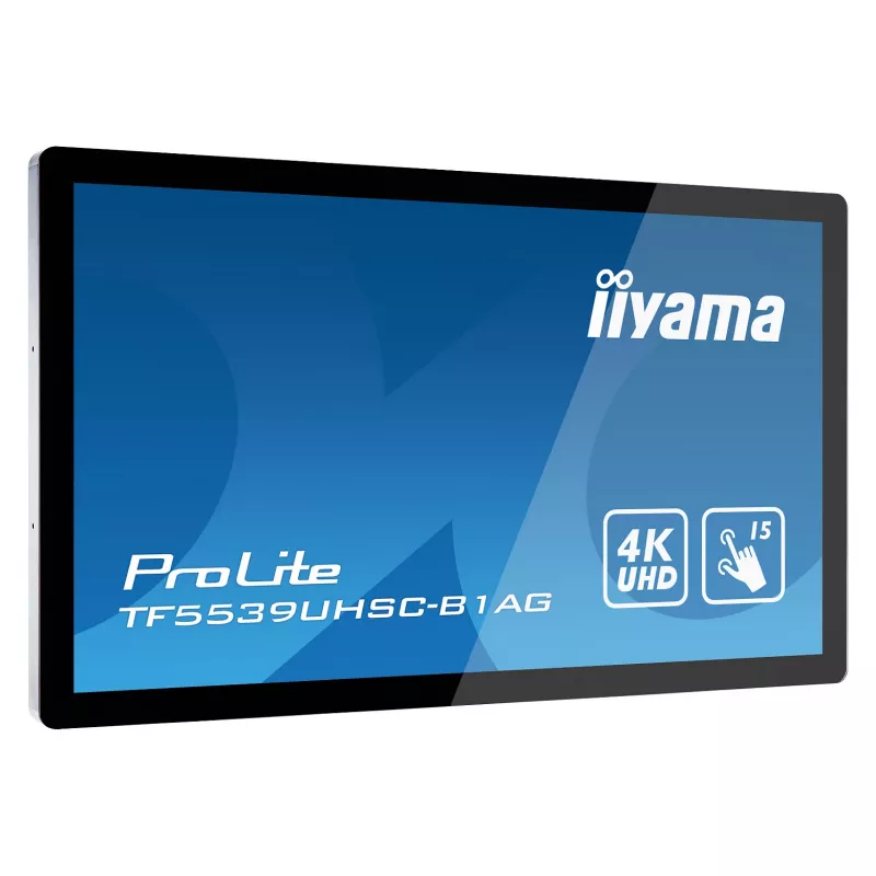 Iiyama ProLite TF5539UHSC-B1AG 55 inch 4K UHD PCAP 50-Touch IPS LED Monitor Black