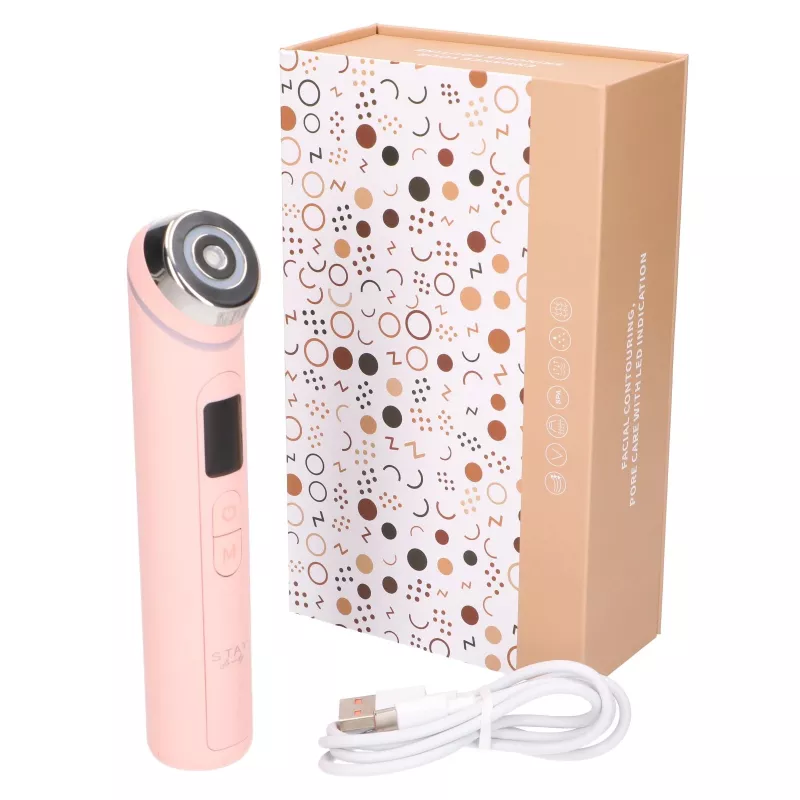 Stay Beauty Booster EX.98444 Facial Care Device EMS Massage Pink