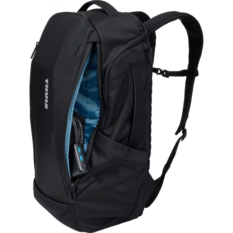 Thule Accent Backpack 28L - Black - 16 inch Laptop Compartment - Recycled Polyester