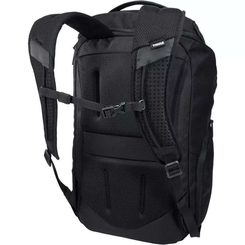 Thule Accent Backpack 28L - Black - 16 inch Laptop Compartment - Recycled Polyester