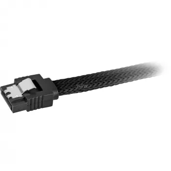 Sharkoon SATA III Cable 60 cm Black Sleeved
