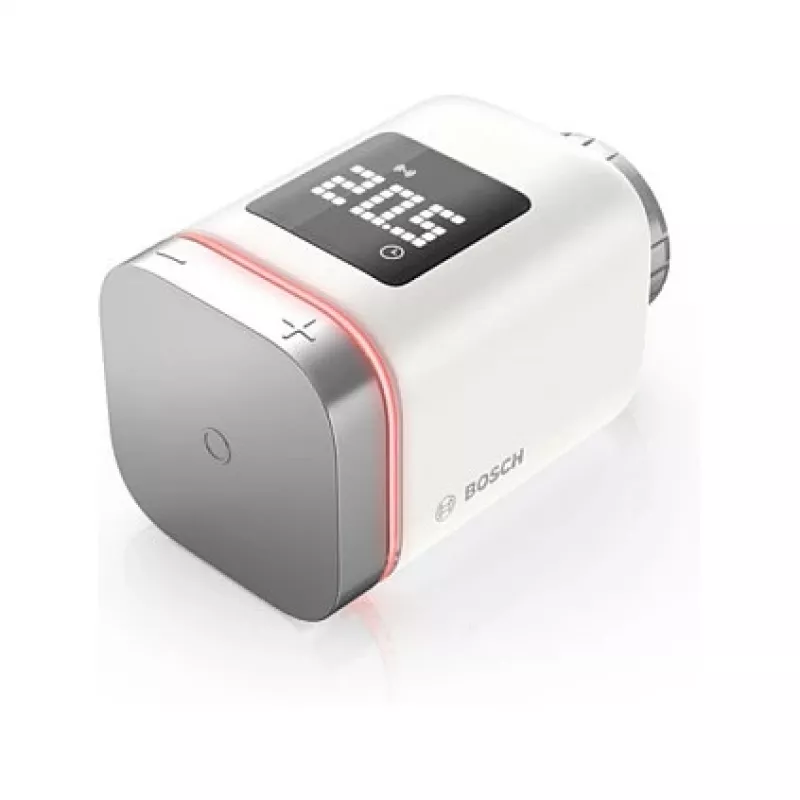 Bosch Smart Home Smart Radiator Thermostat II, 1 Pack, White, 8750002330