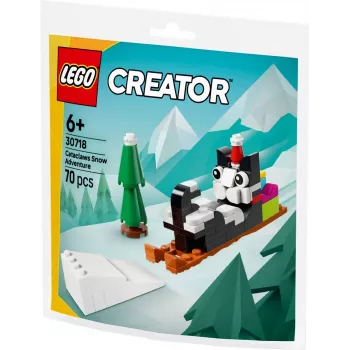 LEGO Creator 30718 Cataclaws Snow Adventure Polybag 60-Piece 3-in-1 Building Set