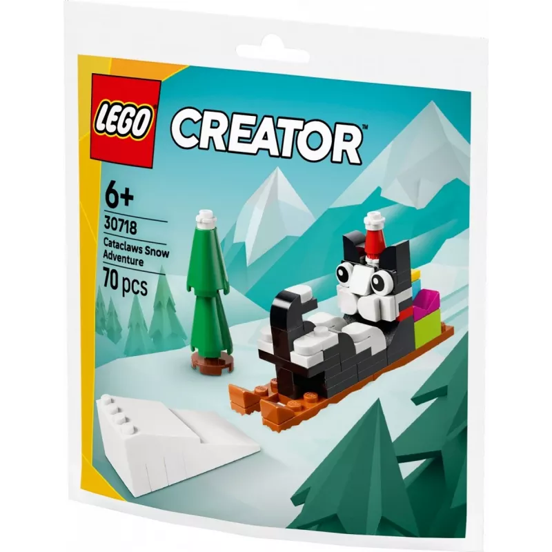 LEGO Creator 30718 Cataclaws Snow Adventure Polybag 60-Piece 3-in-1 Building Set