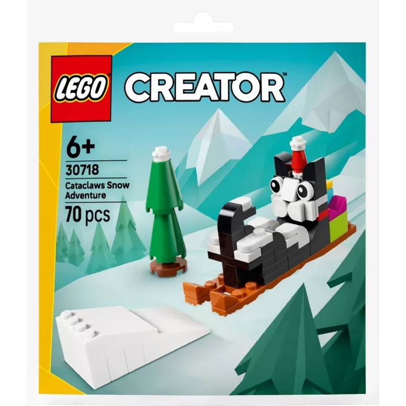 LEGO Creator 30718 Cataclaws Snow Adventure Polybag 60-Piece 3-in-1 Building Set