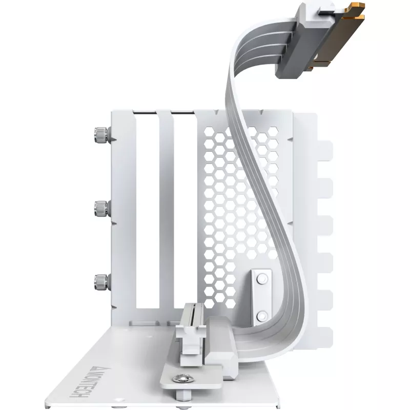 MONTECH Vertical GPU Mounting Kit PCIe 4.0 Riser Cable White 20cm