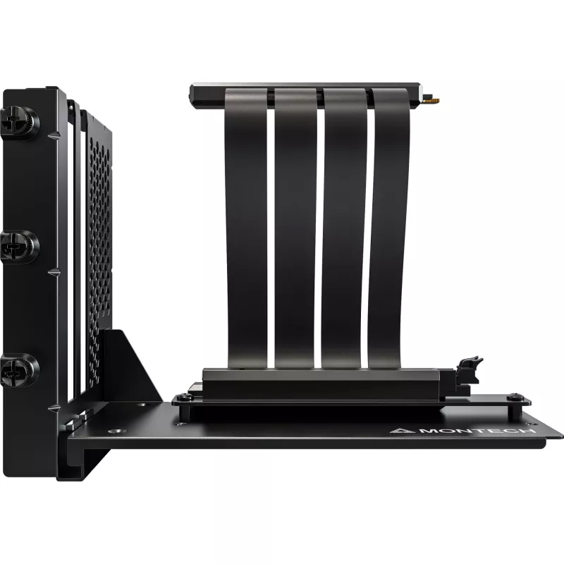 MONTECH Vertical GPU Mounting Kit PCIe 4.0 Riser Cable Black 20cm