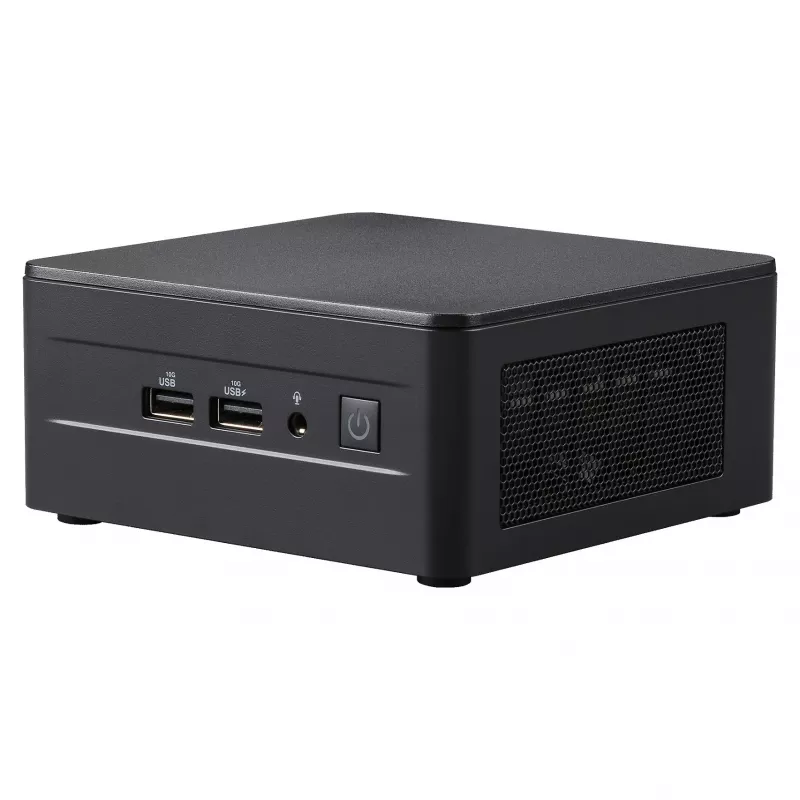 ASUS NUC 13 Pro Tall Kit RNUC13L3HV500000I - Barebone - Mini-PC - Intel Core i5-1350P - No RAM - No Storage - Intel Iris Xe Graphics - Wi-Fi 6E - Bluetooth 5.3 - 2.5GbE - vPro - Black