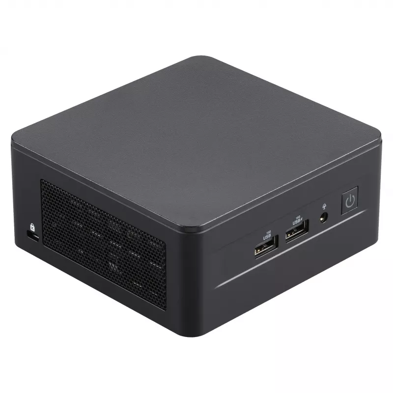 ASUS NUC 13 Pro Tall Kit RNUC13L3HV500000I - Barebone - Mini-PC - Intel Core i5-1350P - No RAM - No Storage - Intel Iris Xe Graphics - Wi-Fi 6E - Bluetooth 5.3 - 2.5GbE - vPro - Black