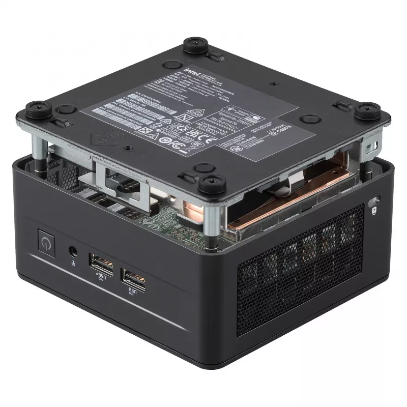 ASUS NUC 13 Pro Tall Kit RNUC13L3HV500000I - Barebone - Mini-PC - Intel Core i5-1350P - No RAM - No Storage - Intel Iris Xe Graphics - Wi-Fi 6E - Bluetooth 5.3 - 2.5GbE - vPro - Black