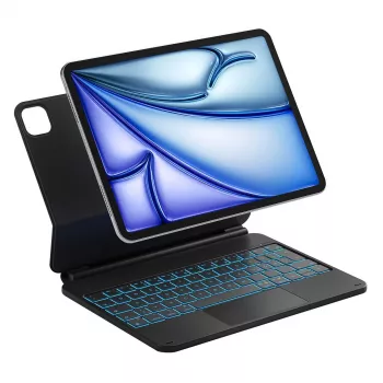 Inateck Keyboard Case with Trackpad for iPad Pro 11-inch and iPad Air 10.9-inch (4th/5th Gen), QWERTZ Layout, Black