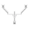 Vogels MOMO 4237 Dual Monitor Desk Mount - White