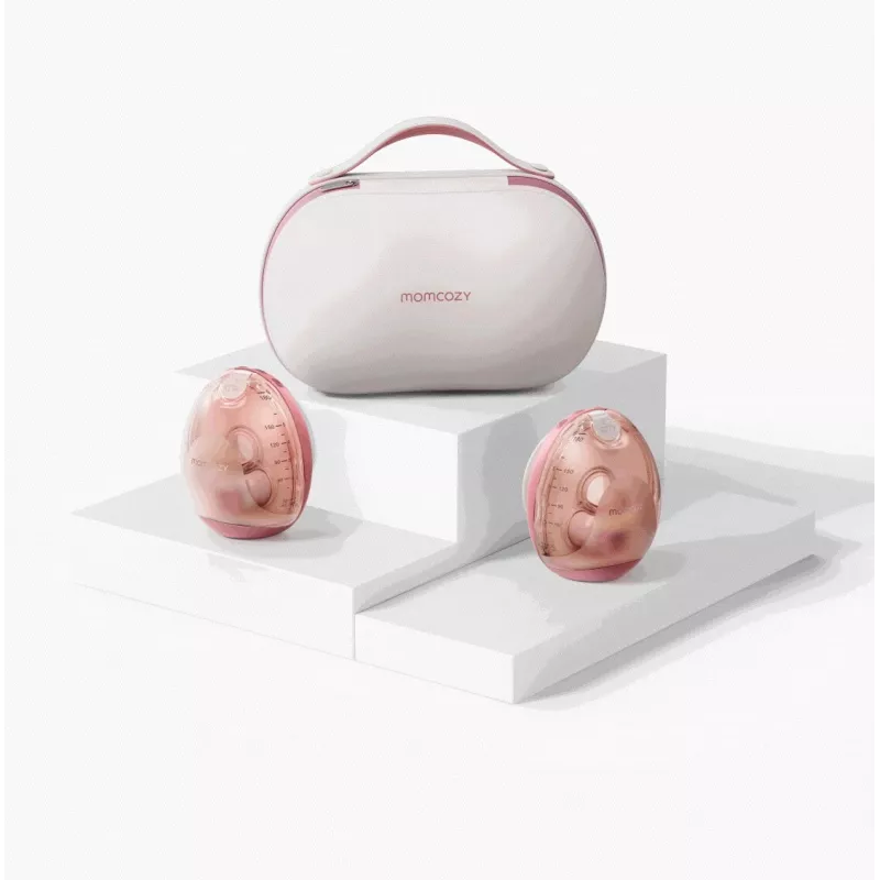 MOMCOZY AIR 1 Ultra-Slim Wearable Breast Pump, BP335 - Hands-Free, Wireless, 2 Modes, 9 Levels, 150ml