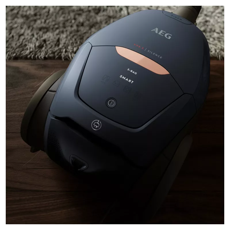 AEG VX82-1-5DB Bagged Canister Vacuum Cleaner 600W Denim Blue