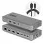 StarTech.com USB4 / Thunderbolt 4 / Thunderbolt 5 Docking Station - 2x DisplayPort - 1GbE, 2.5GbE - 100W Power Delivery - 3 Displays - 8K