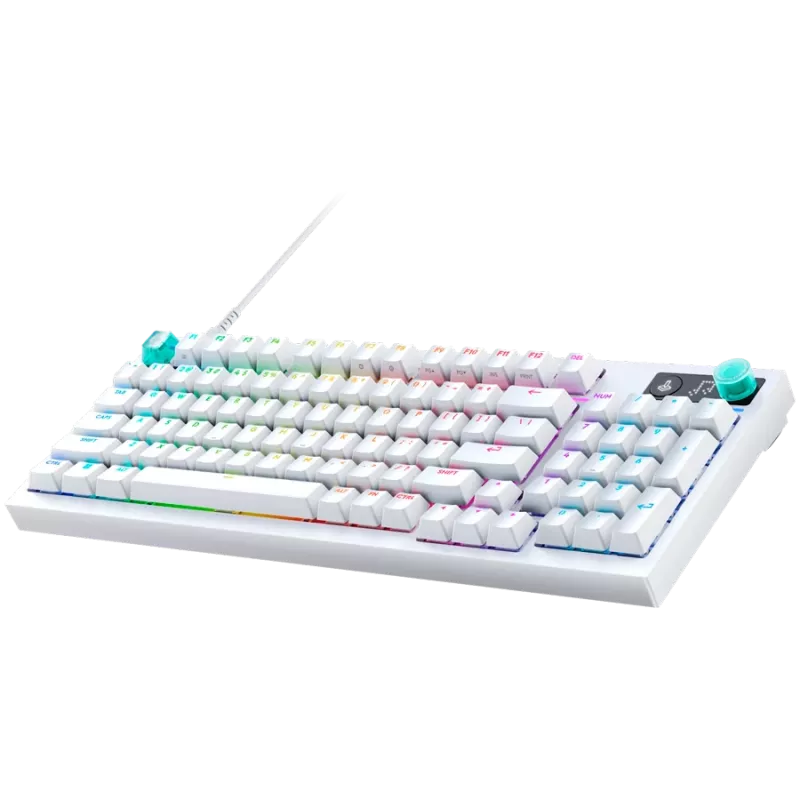 Logitech G316 X 98 Wired Gaming Keyboard - White - US International - Tactile