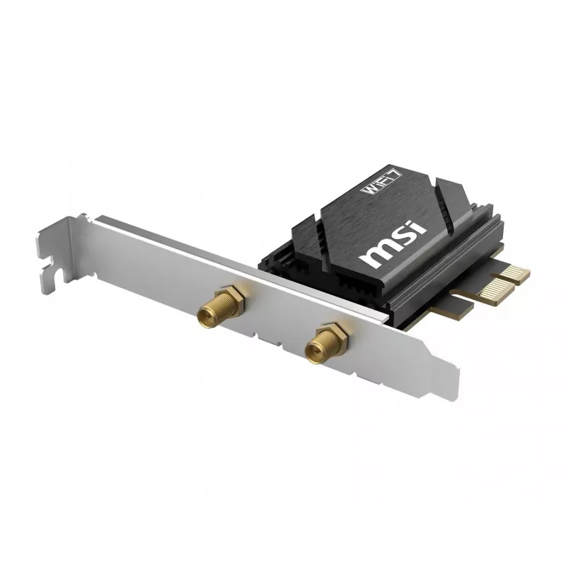 MSI Herald BE6500 WiFi 7 PCIe Network Card