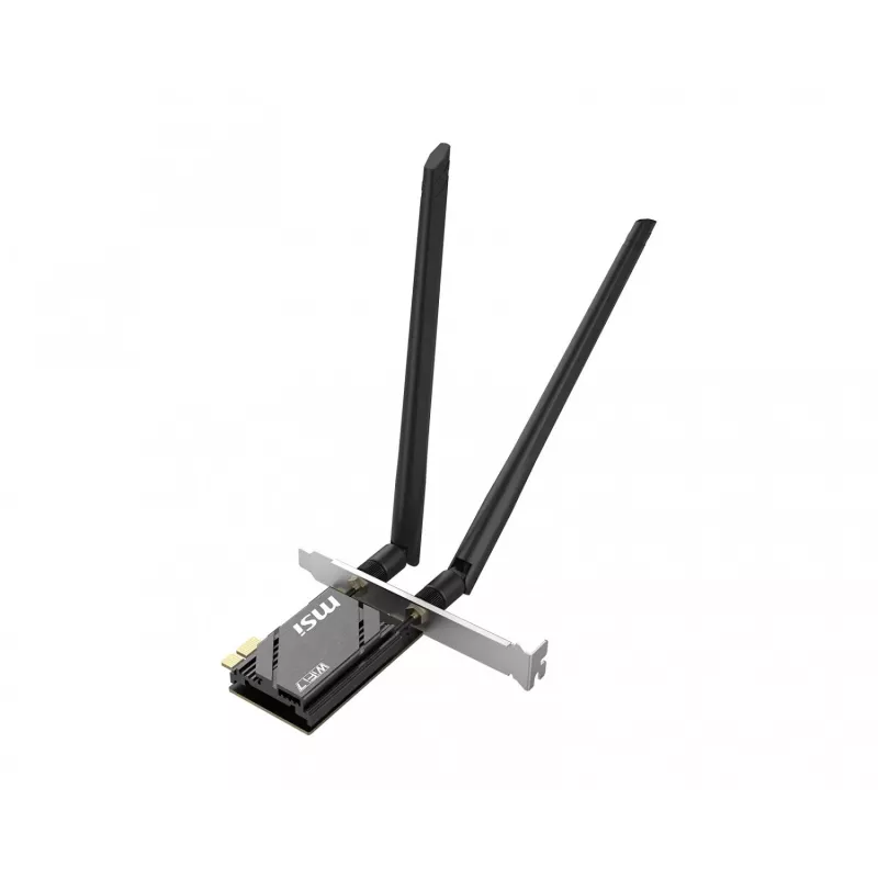 MSI Herald BE6500 WiFi 7 PCIe Network Card