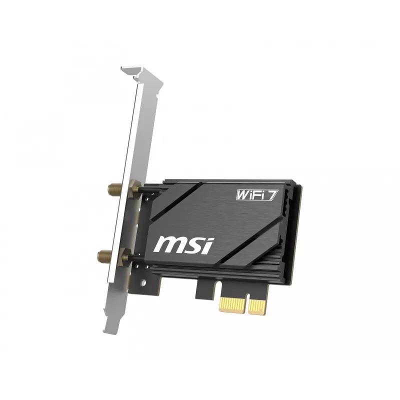 MSI Herald BE6500 WiFi 7 PCIe Network Card