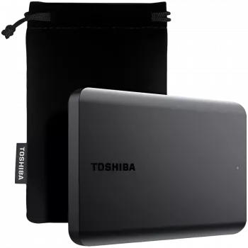 Toshiba Canvio Basics Excl 1TB External Hard Drive, USB 3.2 Gen 1, Black