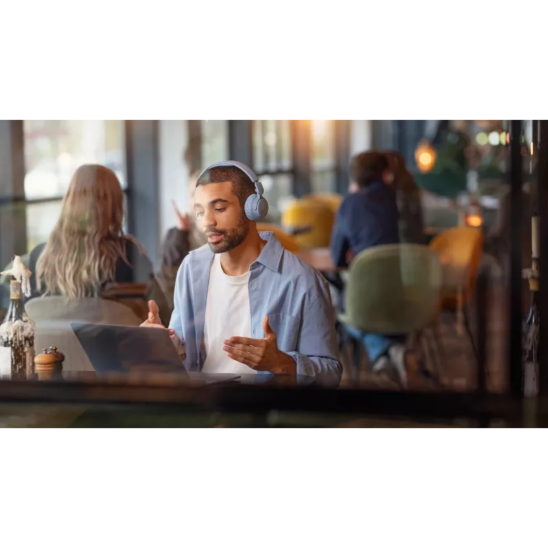 Philips TAH4000LB/00 Wireless On-Ear Headphones with Bluetooth 5.0, 32mm Drivers, 20h Playtime, USB-C, Blue