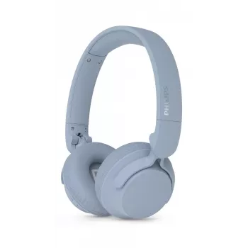 Philips TAH4000LB/00 Wireless On-Ear Headphones with Bluetooth 5.0, 32mm Drivers, 20h Playtime, USB-C, Blue