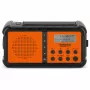 TechniSat TechniRadio Solar 2 DAB+/FM Portable Radio with Solar Panel and Hand Crank, Black/Orange