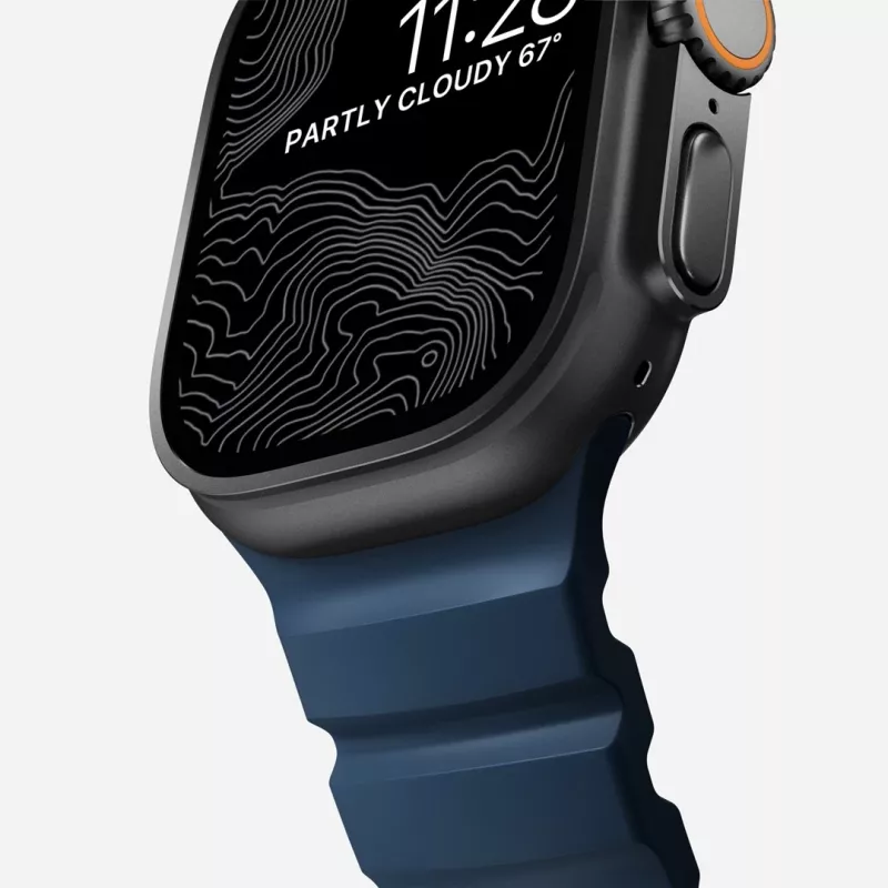 NOMAD Rocky Point Band for Apple Watch 46mm/49mm Navy/Black