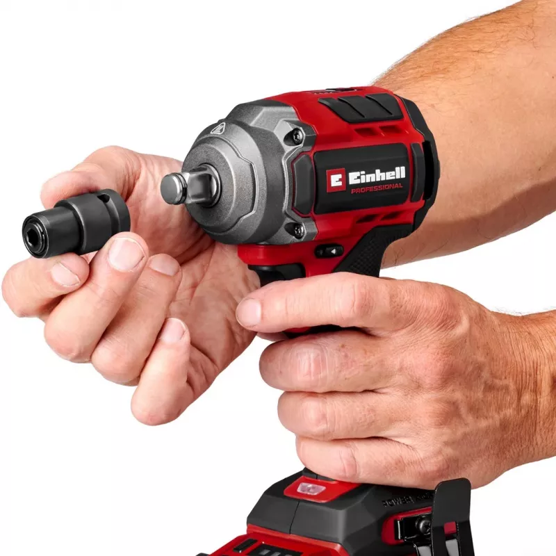 Einhell Professional TP-CW 18/350-C Li BL Cordless Impact Wrench 18V 350Nm Tool Only Red/Black