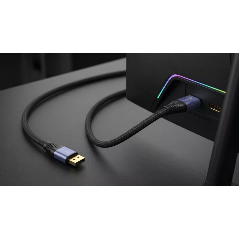 SAVIO CL-210 DisplayPort 2.1 Cable 2m Black